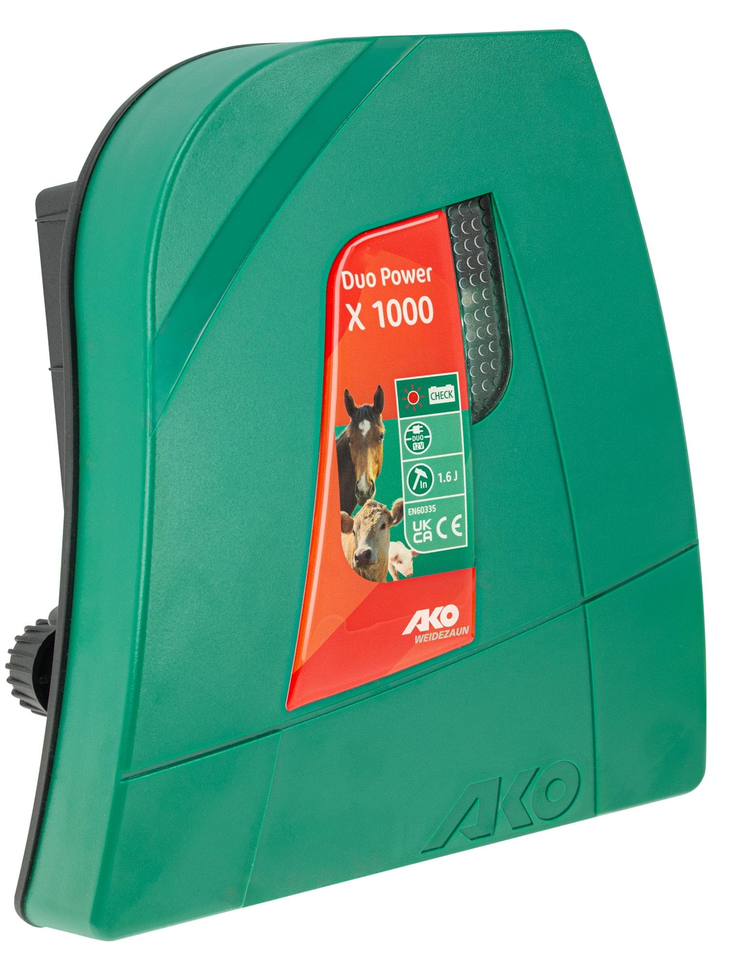 Elektryzator uniwersalny DUO Power X1000, dla koni, bydła, owiec i kóz, 1.6 J, AKO - Cavalo